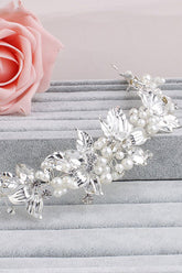Elegant Alloy &Imitation Pearls Special Occasion Hairpins Headpiece with Rhinestone